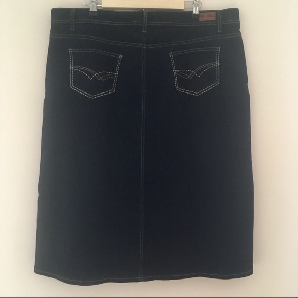 NWOT Be-Girl A-Line Denim Skirt - Picture 2 of 5